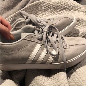 Grey and white adidas! In perfect condition.